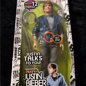 Justin Bieber Doll with Blue Jacket and Accessories